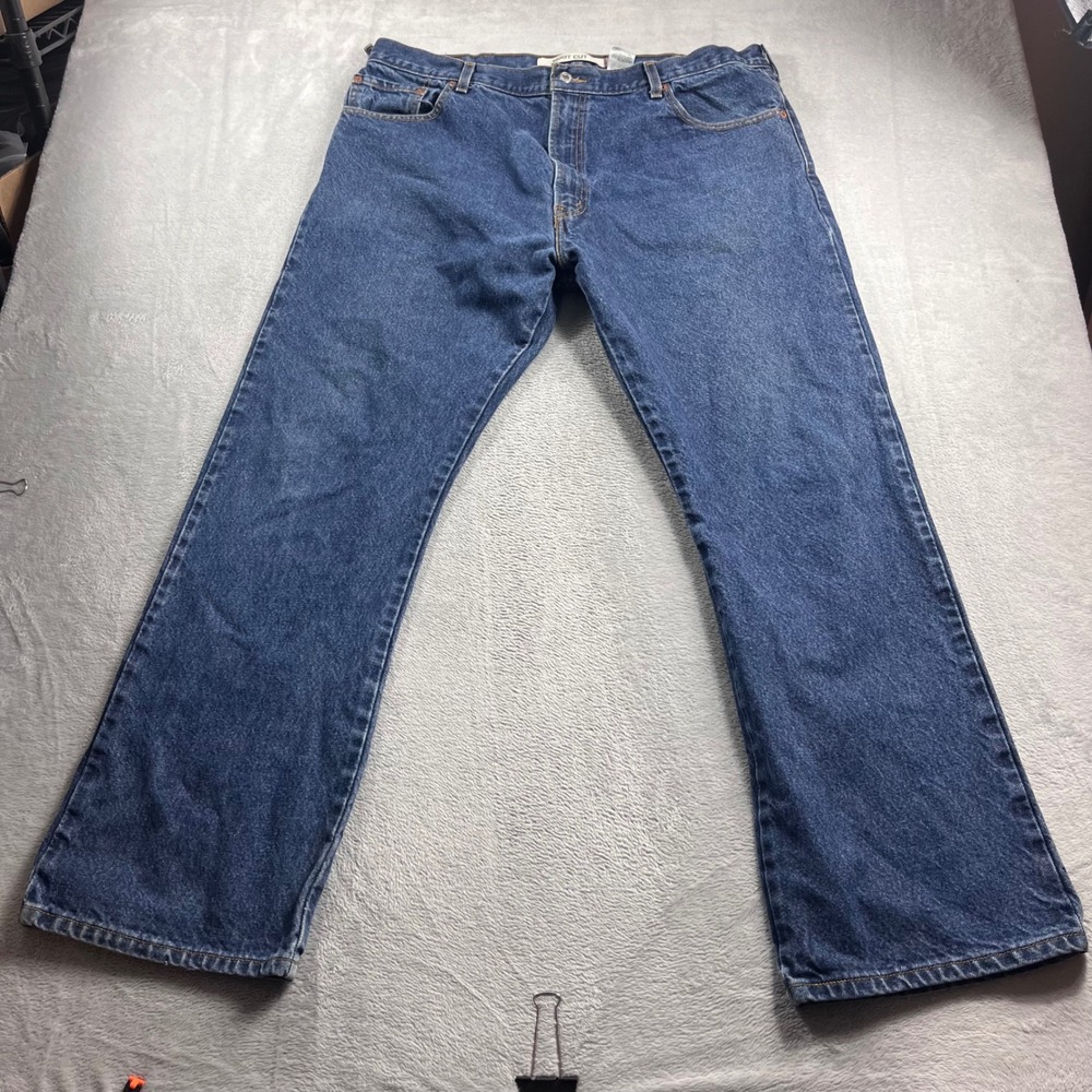 Levis 517 Bootcut Jeans‎ Mens 42x32 Medium Wash Blue Denim 100% Cotton 517-0217